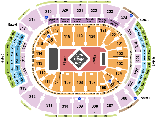 Scotiabank Arena Drake Seating Chart